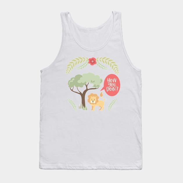 How you doin'? Tank Top by SWON Design